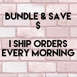 Bundle and Save $$$$$$